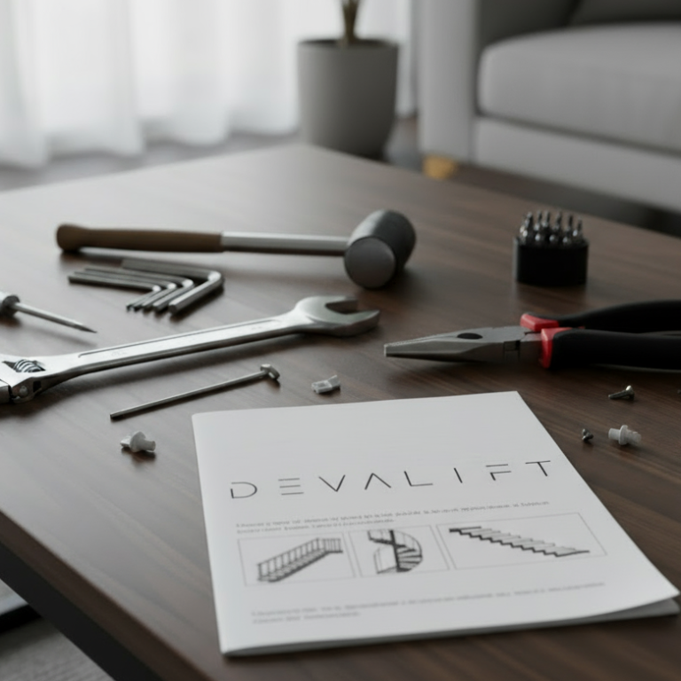 outillage néccessaire au montage de vos produits, escalier, garde corps, verrière