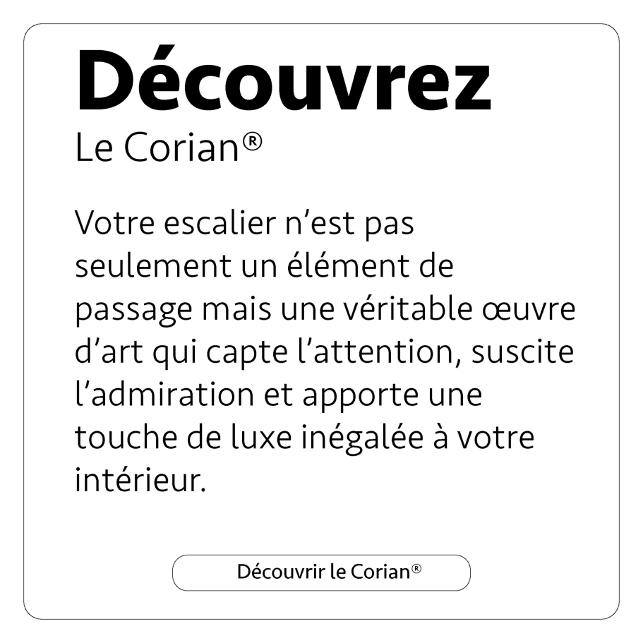 Votre escalier n’est pas seulement un élément de passage mais une véritable œuvre d’art qui capte l’attention, suscite l’admiration et appor